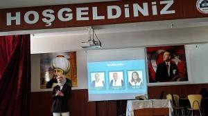 Hoca Ahmet Yesevi Ortaokuluna Okulumuzu Tanıttık.