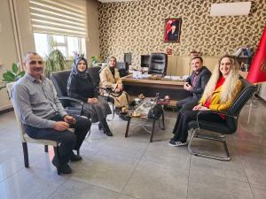 Şehit Abdullah Tayyip Olçok İmam Hatip Ortaokulu İdarecilerine Okulumuz Eğitim İçerikleri Hakkında Bilgilendirme Yaptık.