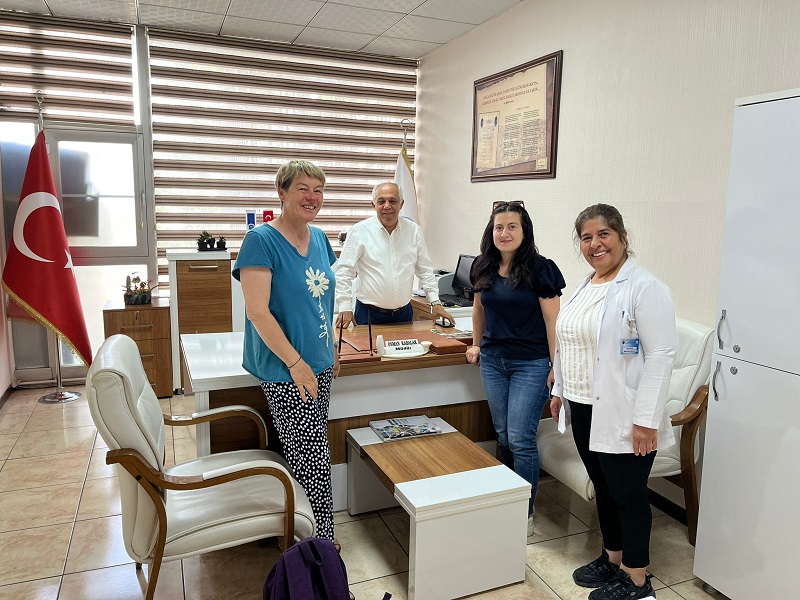 Erasmus Projeleri Kapsamında Fransız Öğretmenleri Okulumuzda Misafir Ettik.