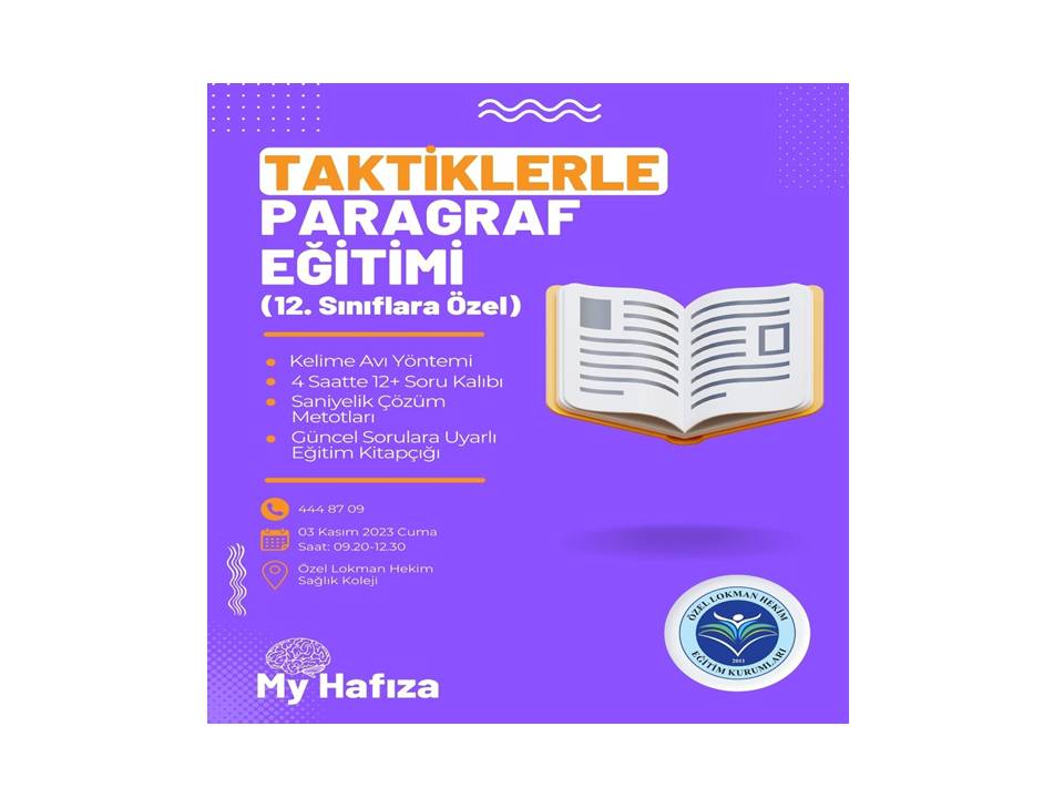 ''Taktiklerle Paragraf Eğitimi'' Semineri